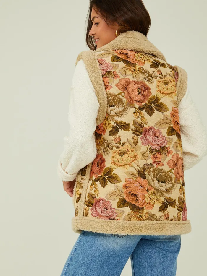 Women Altar039d State Jackets Opal Tapestry Vest Taupe