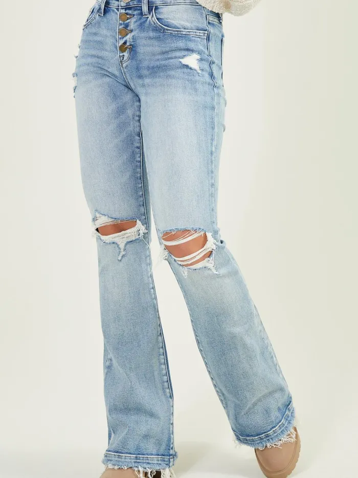 Women Altar039d State Jeans Lucy Flare Jeans Mediumlightwash
