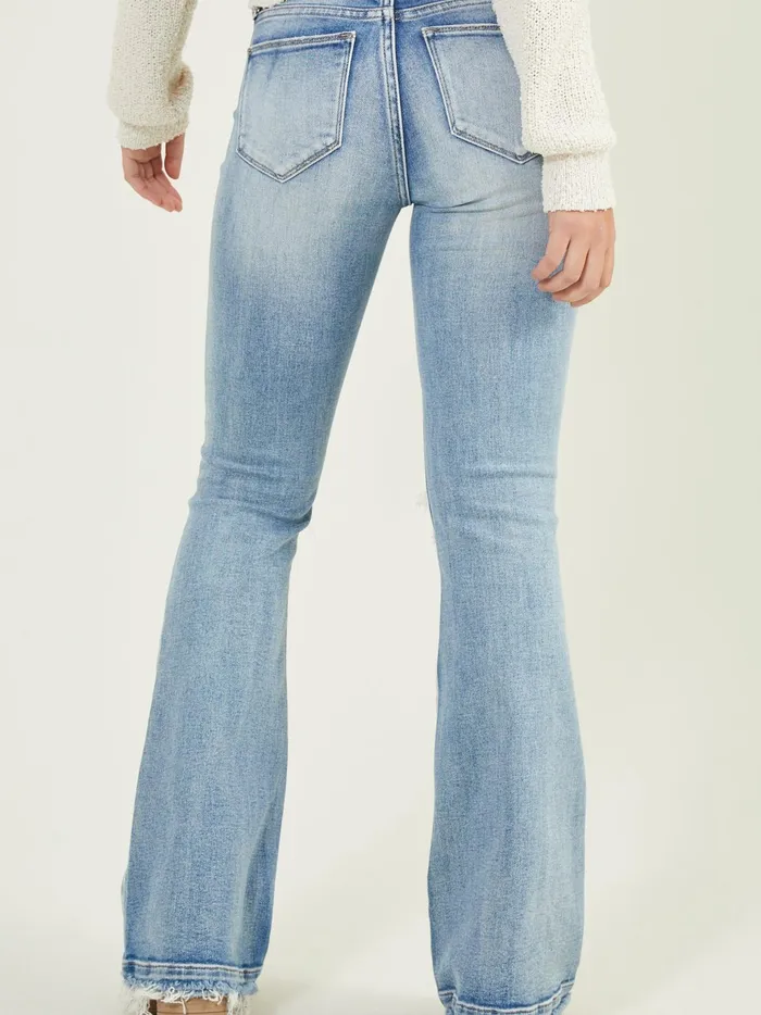 Women Altar039d State Jeans Lucy Flare Jeans Mediumlightwash
