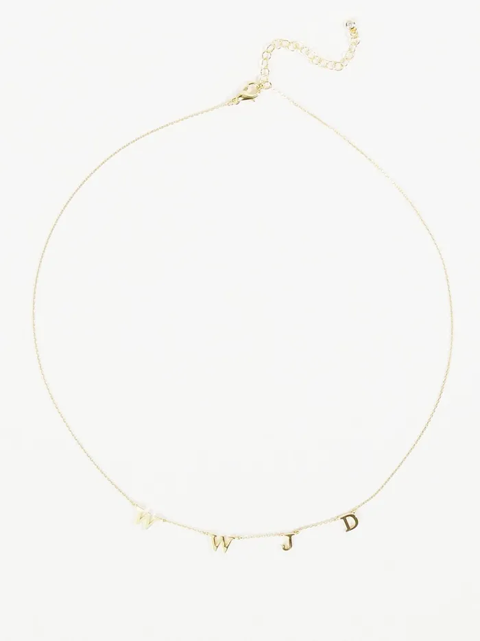 Women Altar039d State Jewelry 18k Gold Wwjd Charm Necklace 18kgold