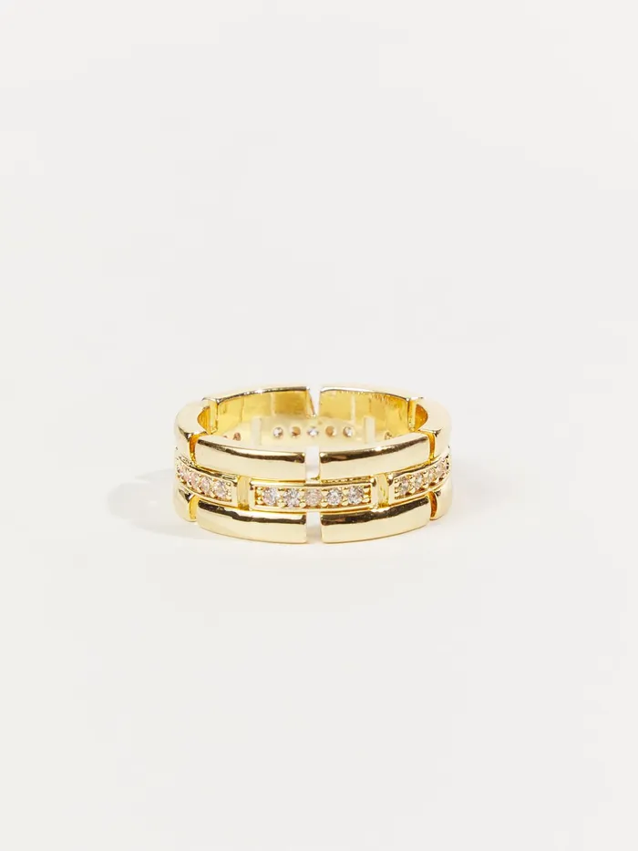 Women Altar039d State Jewelry HLink Ring Gold