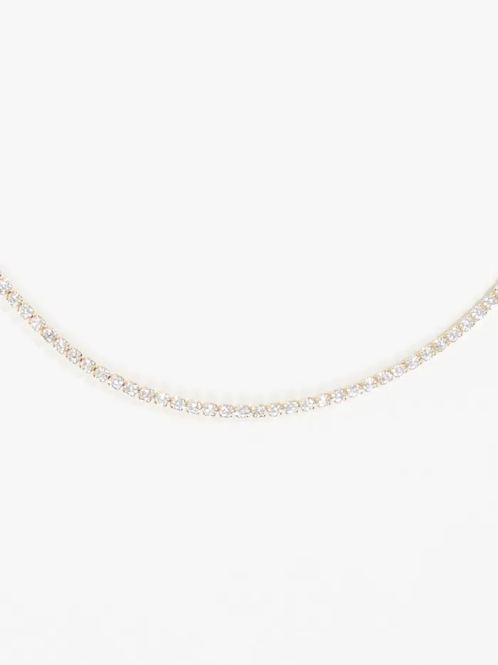 Women Altar039d State Jewelry Tennis Necklace Gold