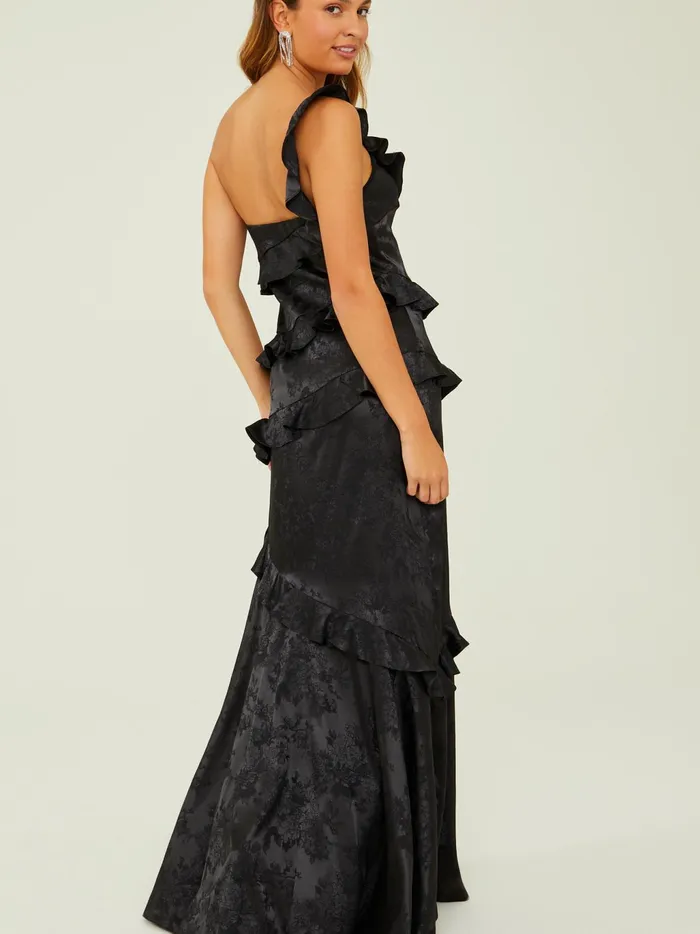 Women Altar039d State Maxi Midi Fallon OneShoulder Maxi Dress Black