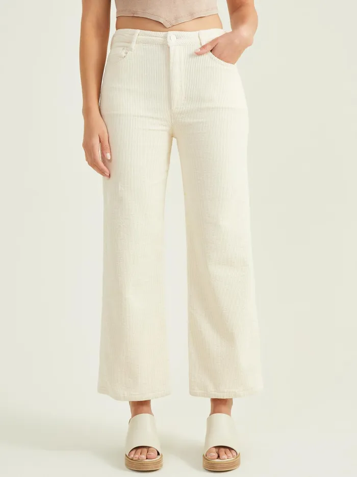 Women Altar039d State Pants Cece Cropped Corduroy Pants Cream