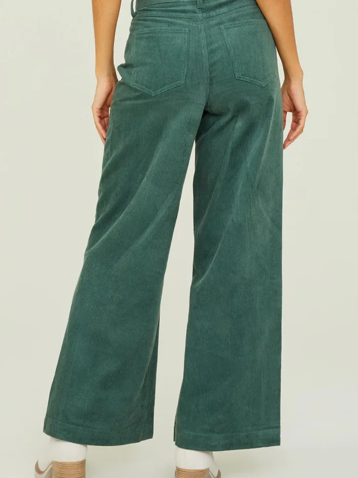 Women Altar039d State Pants Dakota Corduroy Straight Leg Pants Green