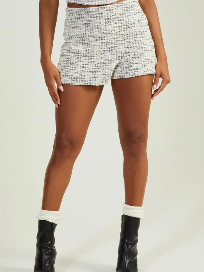 Women Altar039d State Skirts Skorts Steele Tweed Asymmetrical Skort Blackwhite