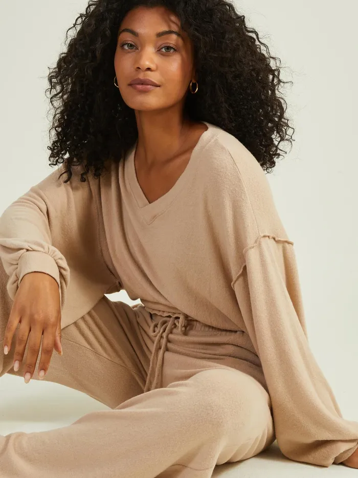 Women Altar039d State Sleep Lounge Ariel Soft Lounge Top Sand