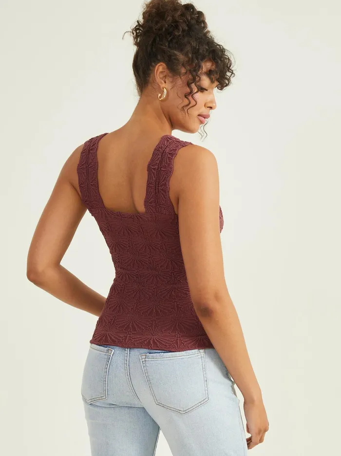 Women Altar039d State Sleep Lounge Blaire Seamless Floral Cami Crushberry