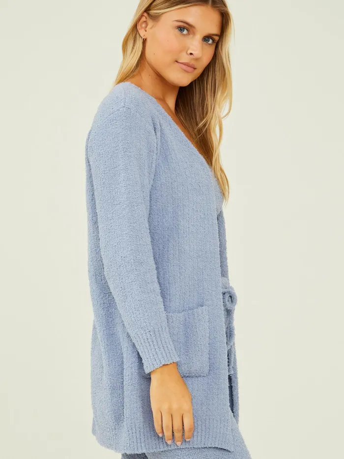 Women Altar039d State Sleep Lounge Harper Fuzzy Cardigan Zenblue