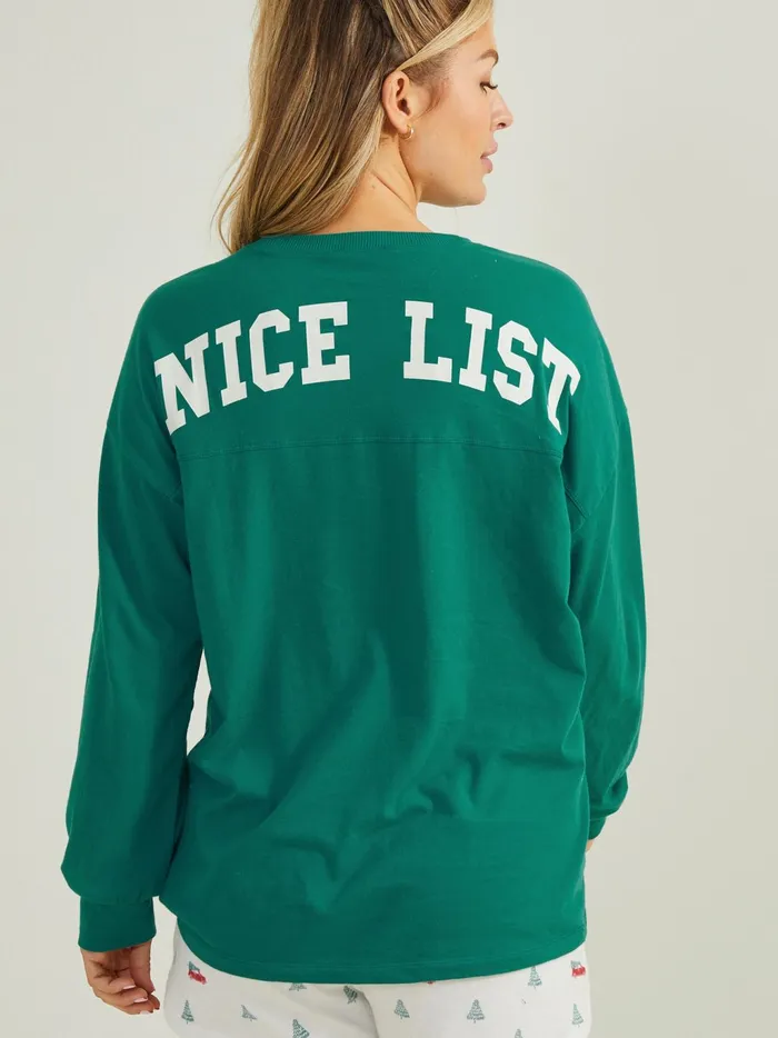 Women Altar039d State Sleep Lounge Nice List Lounge Top Green