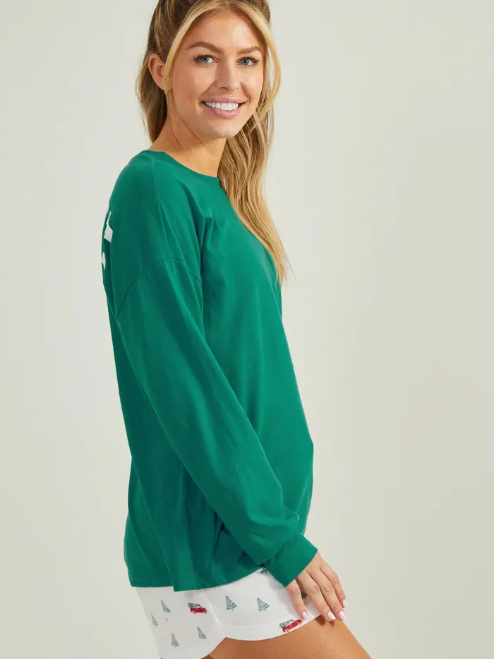Women Altar039d State Sleep Lounge Nice List Lounge Top Green