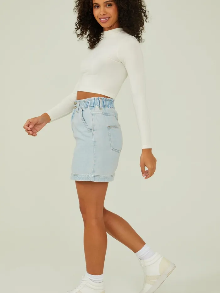 Women Altar039d State Sleep Lounge Trinity Seamless Mock Neck Top Tofu