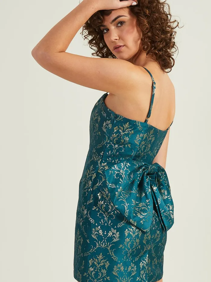 Women Altar039d State Special Occasion Hattie Jacquard Dress Teal