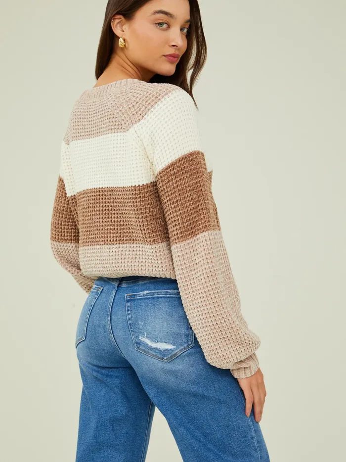 Women Altar039d State Sweaters Ensley Tonal Chenille Sweater Mushroom