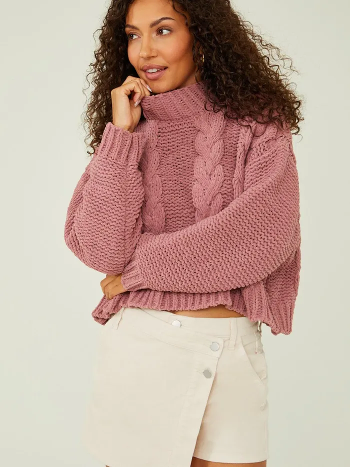 Women Altar039d State Sweaters Trinity Chenille Turtleneck Sweater Nostalgiarose