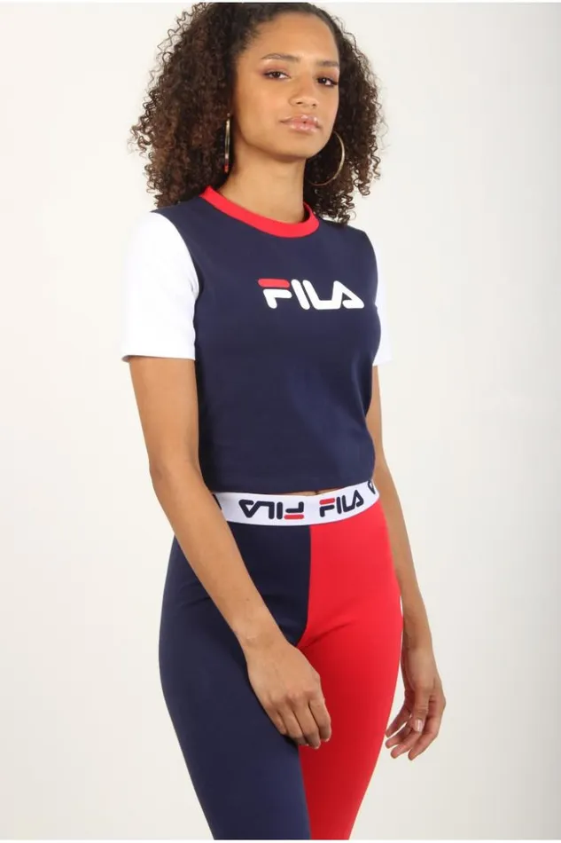 Women Anna Fitted TShirt Woman Fila Brentiny Paris TShirts