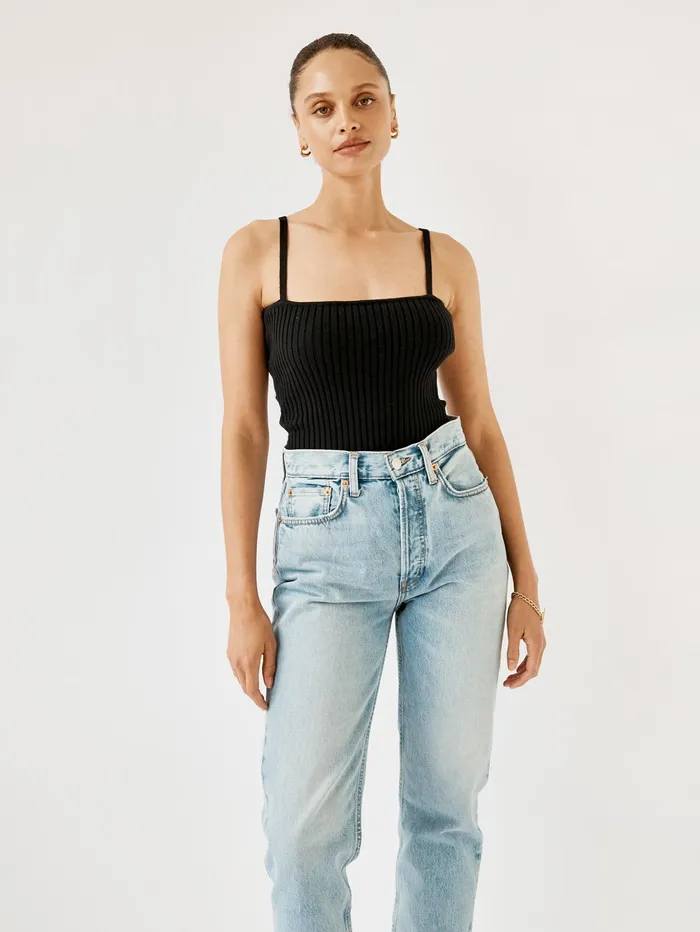 Women Anna Quan 8211 Claudia Top In Raven The UNDONE Tops
