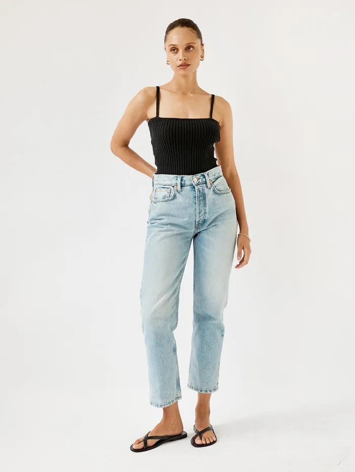 Women Anna Quan 8211 Claudia Top In Raven The UNDONE Tops