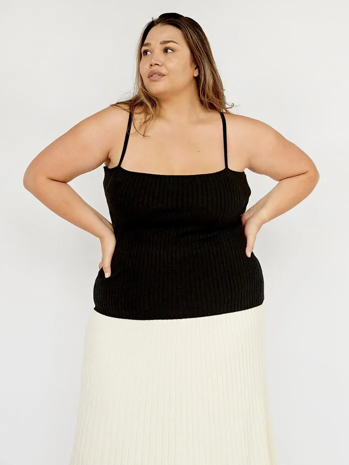 Women Anna Quan 8211 Claudia Top In Raven The UNDONE Tops