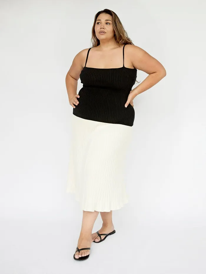 Women Anna Quan 8211 Claudia Top In Raven The UNDONE Tops