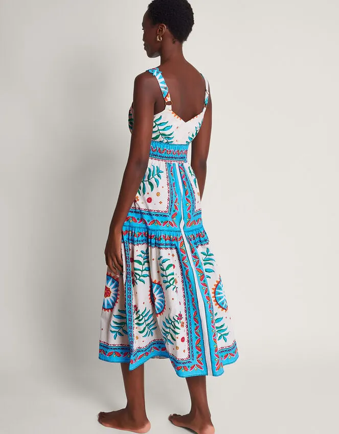 Women Anya Border Print Dress Ivory Monsoon Dresses