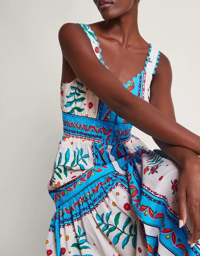 Women Anya Border Print Dress Ivory Monsoon Dresses