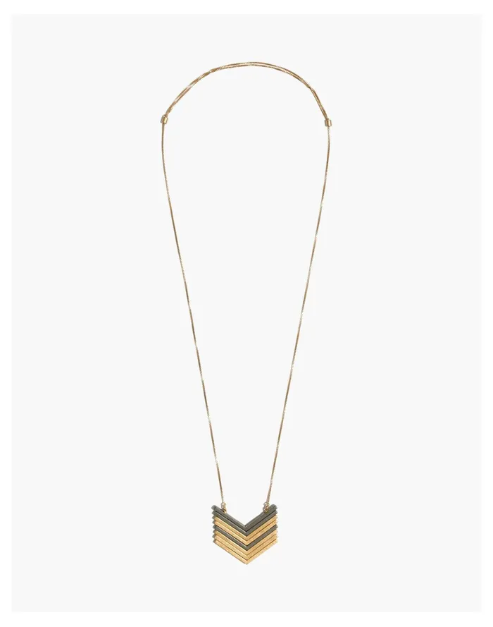 Women Arrowstack Necklace Vintage Gold Madewell Necklaces Women Arrowstack Necklace Vintage Gold Madewell Necklaces