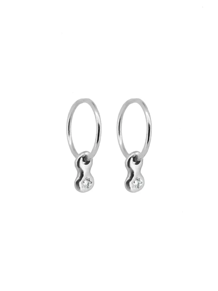 Women Artefact 8211 Reservoir Hoops In Silver The UNDONE Earrings