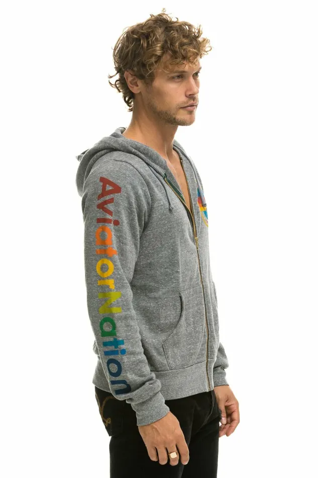 Women AVIATOR NATION ASPEN HOODIE 8211 HEATHER GREY Aviator Nation Hoodies Women AVIATOR NATION ASPEN HOODIE 8211 HEATHER GREY Aviator Nation Hoodies