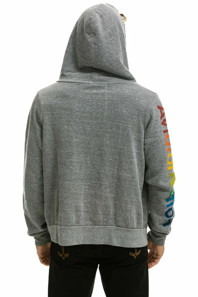 Women AVIATOR NATION ASPEN HOODIE 8211 HEATHER GREY Aviator Nation Hoodies Women AVIATOR NATION ASPEN HOODIE 8211 HEATHER GREY Aviator Nation Hoodies