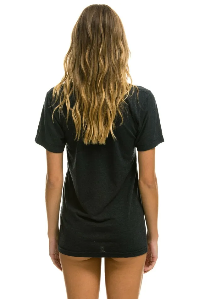 Women AVIATOR NATION HAMPTONS UNISEX CREW TEE 8211 CHARCOAL Aviator Nation UnisexTees Women AVIATOR NATION HAMPTONS UNISEX CREW TEE 8211 CHARCOAL Aviator Nation UnisexTees
