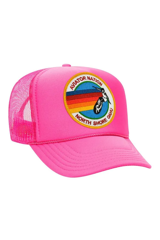Women AVIATOR NATION NORTH SHORE TRUCKER HAT Aviator Nation TruckerHats
