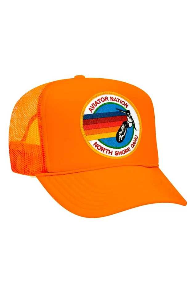 Women AVIATOR NATION NORTH SHORE TRUCKER HAT Aviator Nation TruckerHats Women AVIATOR NATION NORTH SHORE TRUCKER HAT Aviator Nation TruckerHats