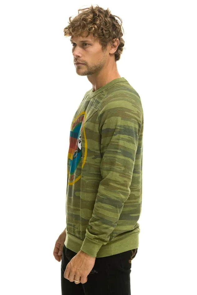 Women AVIATOR NATION VAIL CREW SWEATSHIRT 8211 CAMO Aviator Nation UnisexCrewSweatshirt Women AVIATOR NATION VAIL CREW SWEATSHIRT 8211 CAMO Aviator Nation UnisexCrewSweatshirt