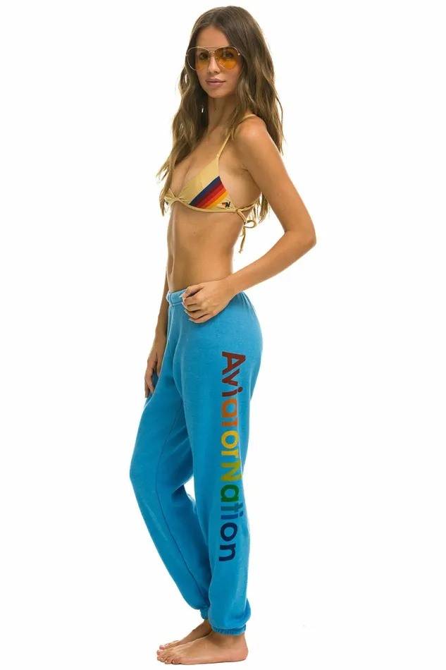 Women AVIATOR NATION VAIL SWEATPANTS 8211 OCEAN Aviator Nation Sweatpants Women AVIATOR NATION VAIL SWEATPANTS 8211 OCEAN Aviator Nation Sweatpants