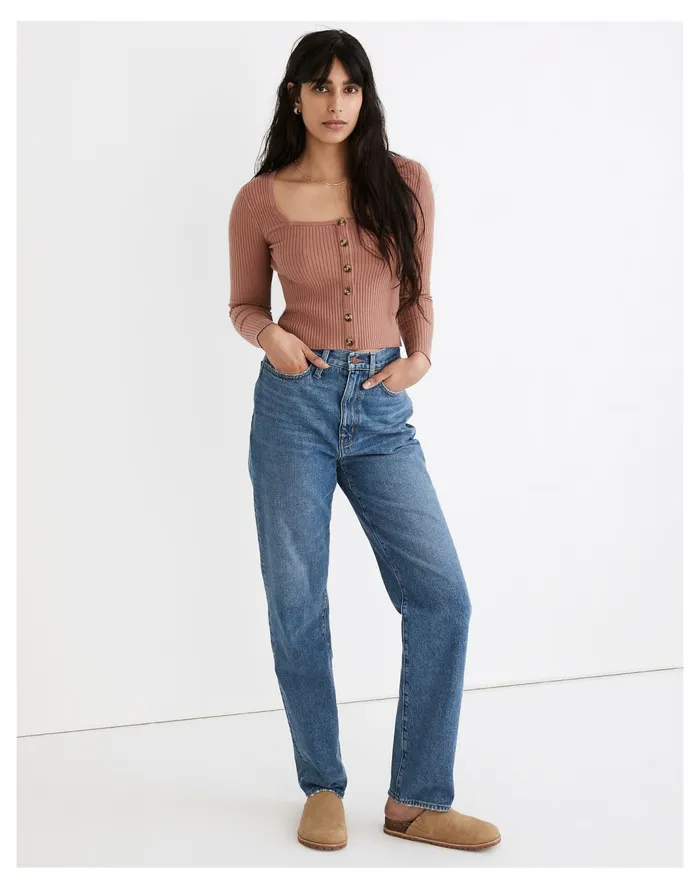 Women Baggy Straight Jeans In Westmont Wash Westmont Wash Madewell Jeans