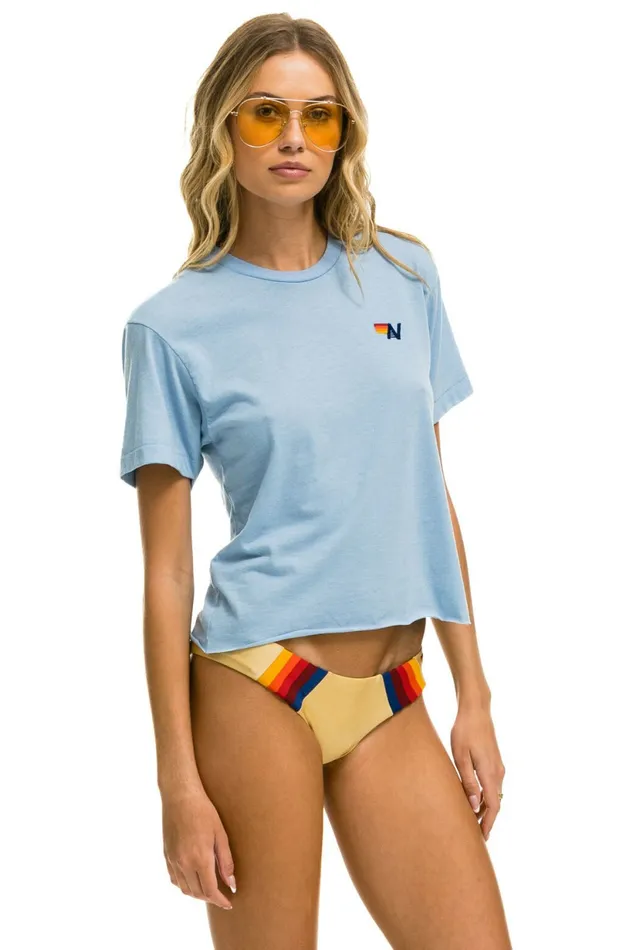 Women BASIC BOYFRIEND TEE 8211 ICE Aviator Nation UnisexTees Women BASIC BOYFRIEND TEE 8211 ICE Aviator Nation UnisexTees