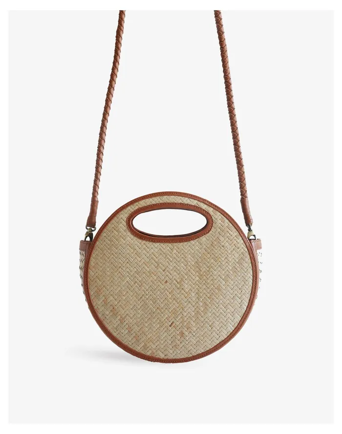 Women BEMBIEN Kora Rattan Natural Madewell Crossbody Bags
