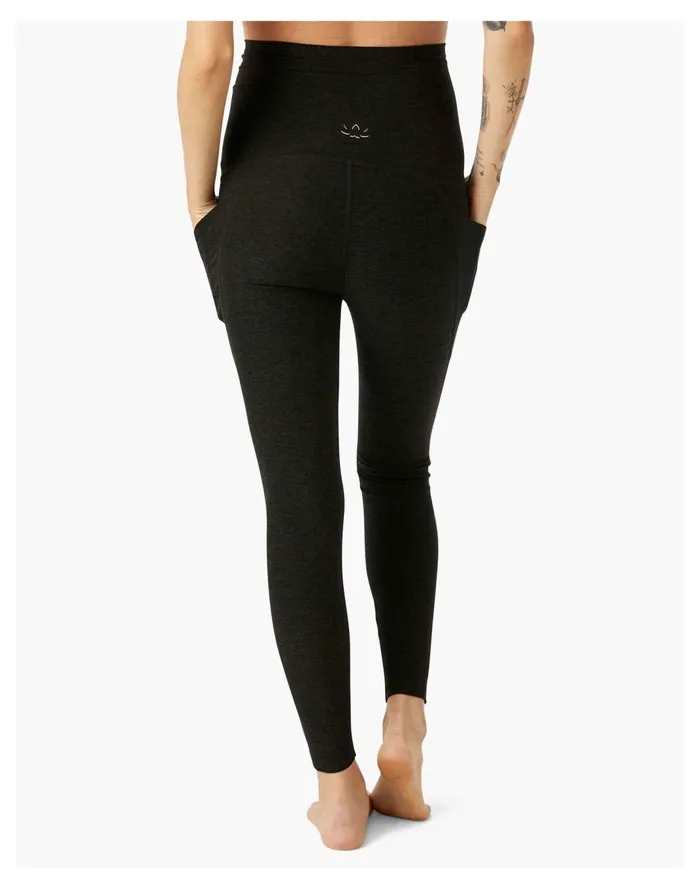 Women Beyond Yoga Maternity Out Of Pocket Midi Leggings In Spacedye Black Madewell Activewear Women Beyond Yoga Maternity Out Of Pocket Midi Leggings In Spacedye Black Madewell Activewear