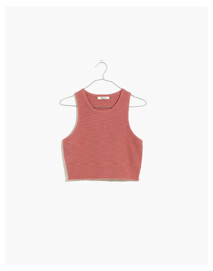 Women Birchmoor Sweater Tank Heather Jam Madewell Sweaters Women Birchmoor Sweater Tank Heather Jam Madewell Sweaters