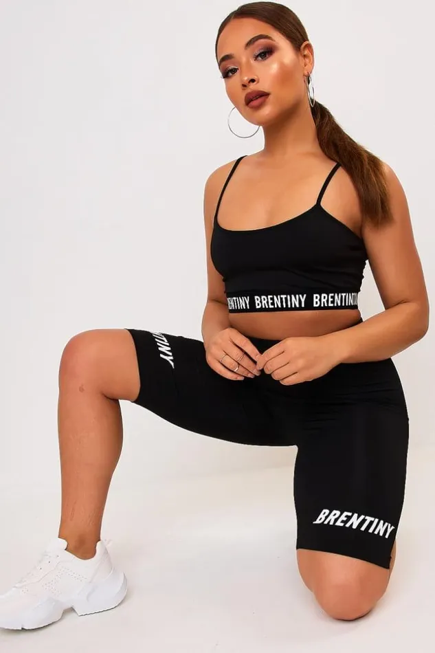 Women Black Brentiny Cycle Shorts Black Brentiny Paris Shorts