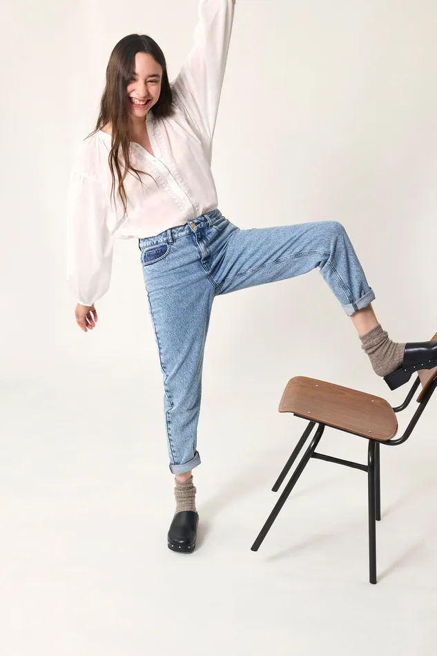 Women Blouse Renee Ecru Blouse Coton cru Des Petits Hauts Blouses Shirts and Tops
