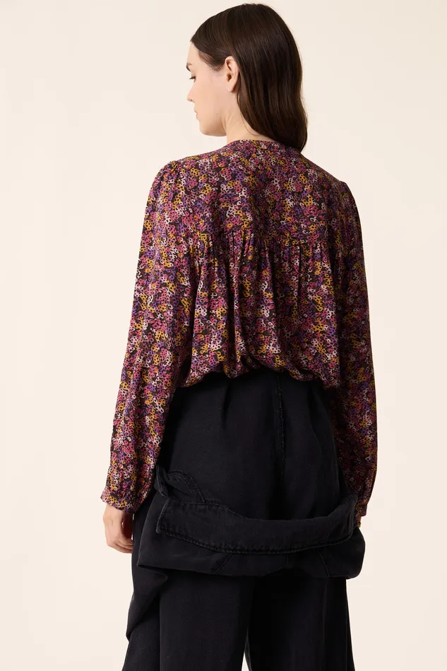 Women Blouse Tamtam Autumn Blouse Viscose Multicolore Des Petits Hauts Blouses Shirts and Tops