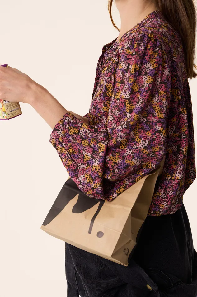 Women Blouse Tamtam Autumn Blouse Viscose Multicolore Des Petits Hauts Blouses Shirts and Tops