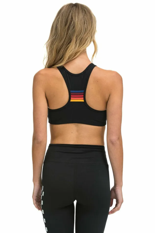 Women BOLT EMBROIDERY SPORTS BRA 8211 BLACK Aviator Nation SportsBras Women BOLT EMBROIDERY SPORTS BRA 8211 BLACK Aviator Nation SportsBras