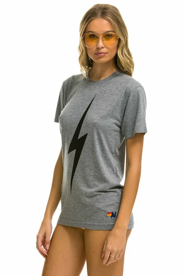 Women BOLT TEE 8211 HEATHER GREY Aviator Nation UnisexTees Women BOLT TEE 8211 HEATHER GREY Aviator Nation UnisexTees