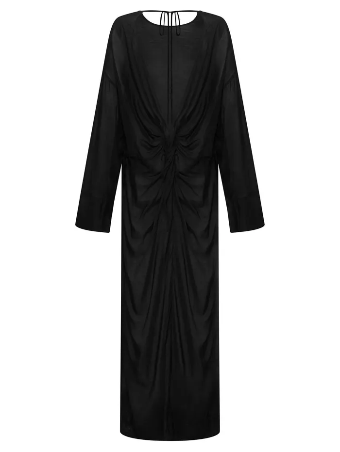 Women Bondi Born 8211 Cremona Twist Back Tunic In Black The UNDONE Dresses