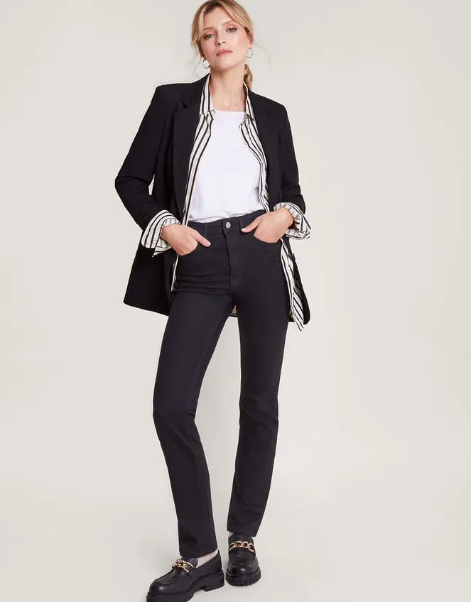 Women Bootcut Denim Jeans Black Monsoon Denim
