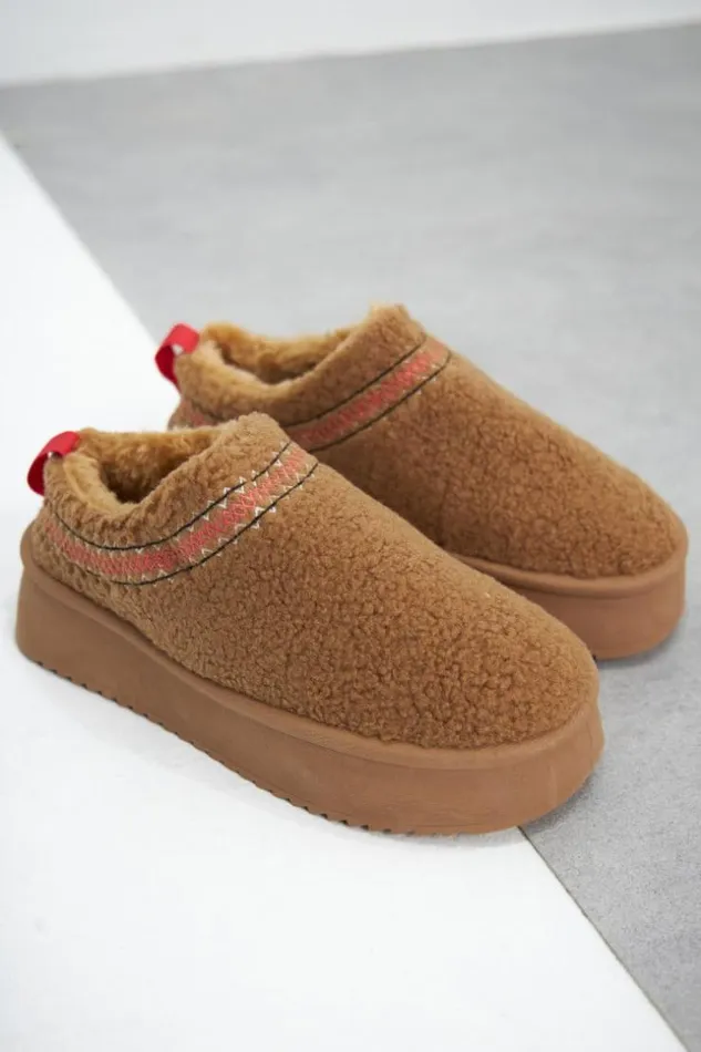 Women Bottines Chaussons En Peau De Mouton Compenss Camel Camel Brentiny Paris White Tops Women Bottines Chaussons En Peau De Mouton Compenss Camel Camel Brentiny Paris White Tops