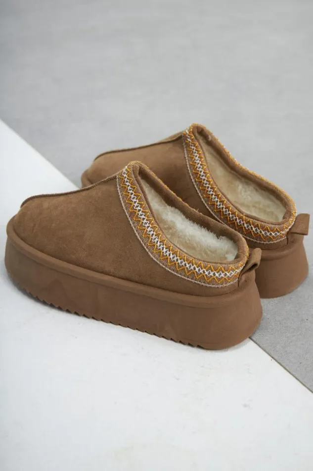 Women Bottines Chaussons En Velours Compenss Brentiny Paris White Tops